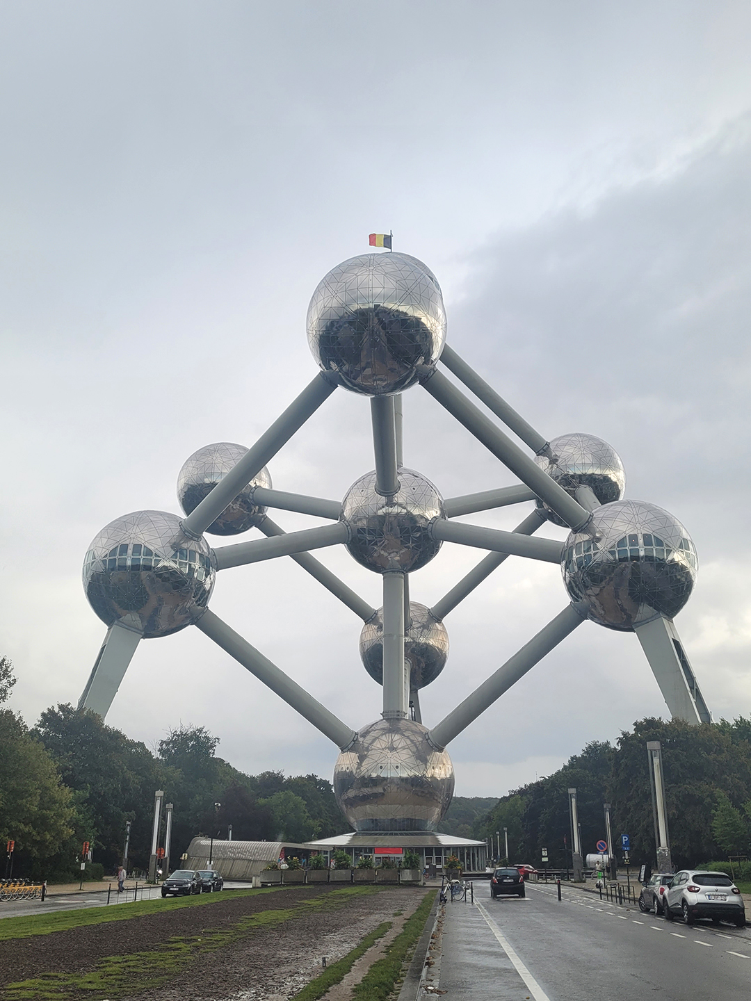 The famous Atomium in Brussels represents one of the most recognizable symbols of modern Belgian architecture.