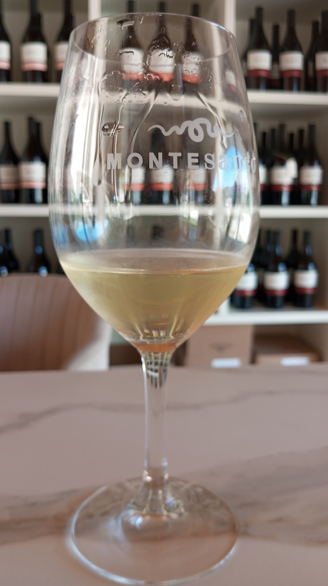 A glass of local wine represents the rich wine tradition of Alicante and the Spanish Mediterranean region.