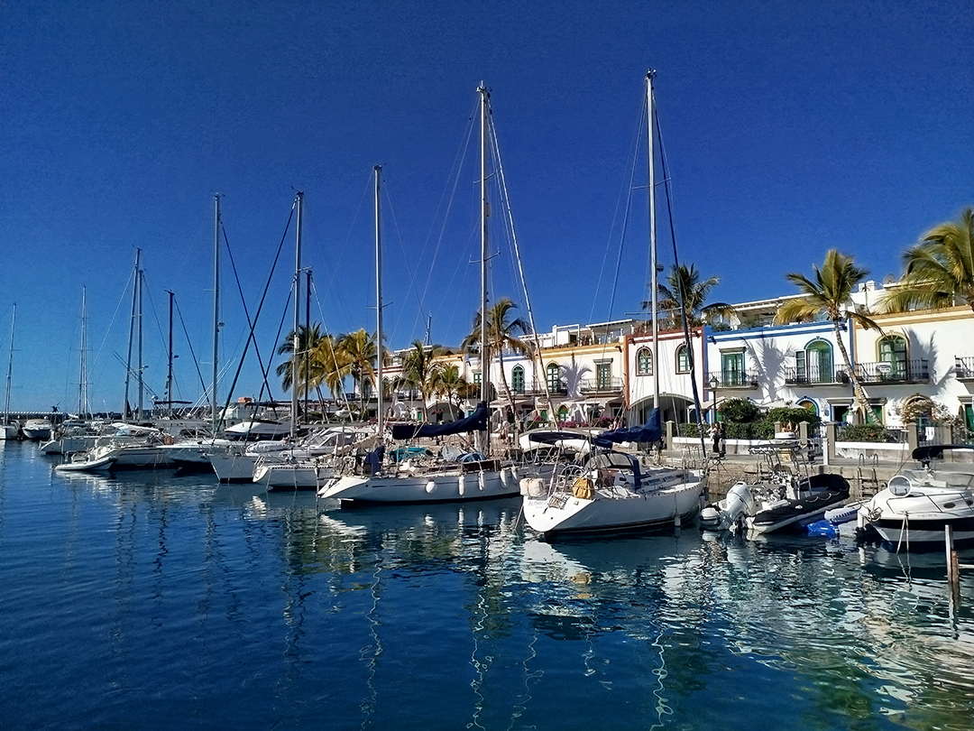 Puerto de Mogán, with its marina, flowers, and canals, is considered one of the most picturesque areas of Gran Canaria.