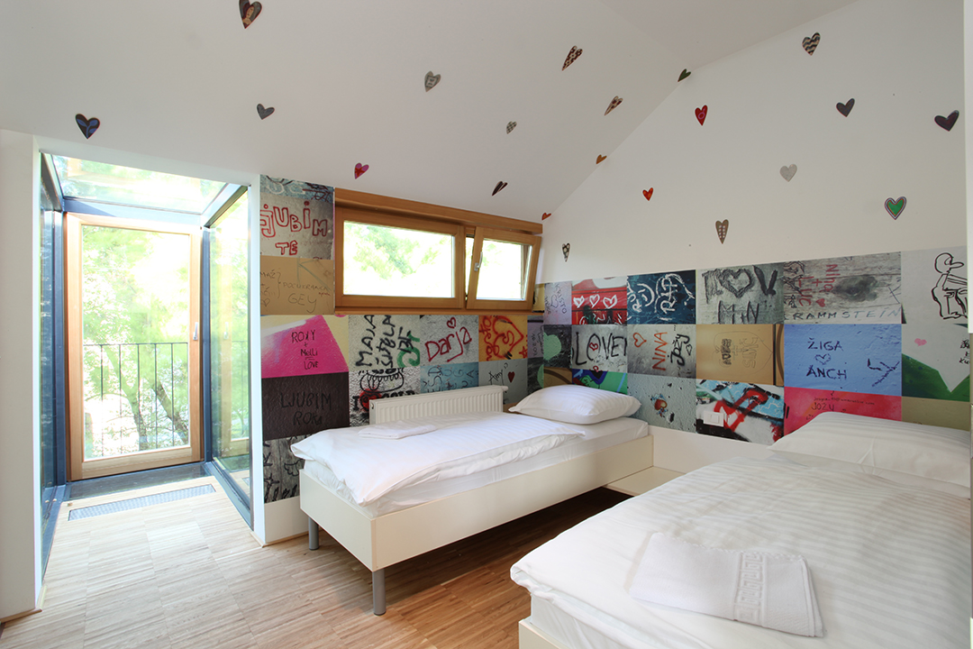 Hostel Celje, with its themed rooms and central location, is an interesting base for exploring the city.