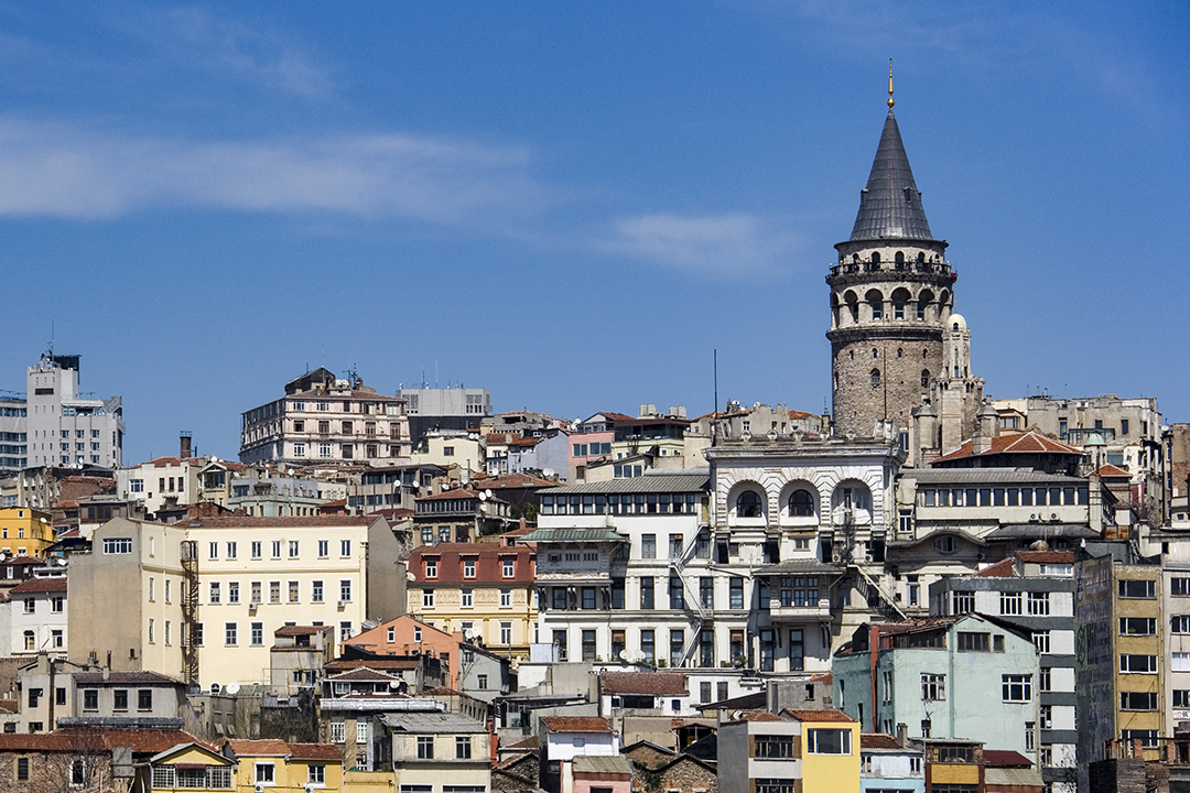 The Galata Tower, one of Istanbul's most recognisable landmarks.