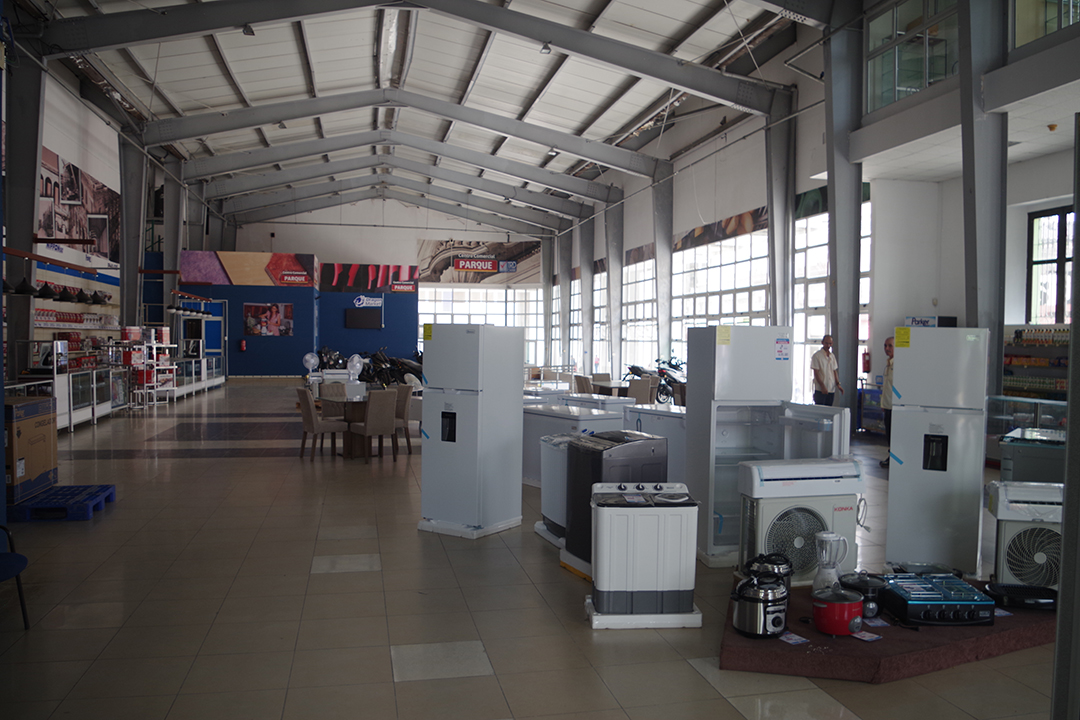 A household appliance store illustrates Cuba's evolving retail landscape, where new private businesses are gradually complementing traditional state-run shops.