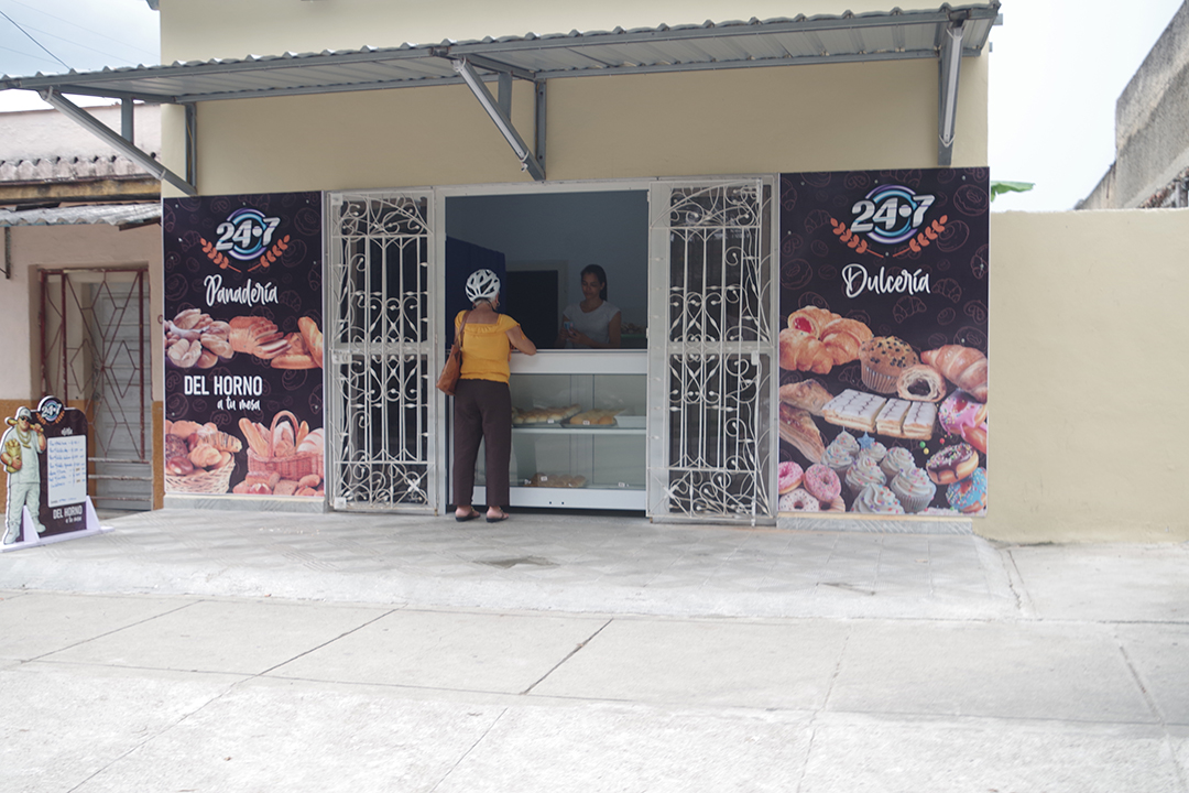 A private bakery reflects the growth of small businesses in Cuba, bringing greater variety to local communities alongside traditional state-run shops.